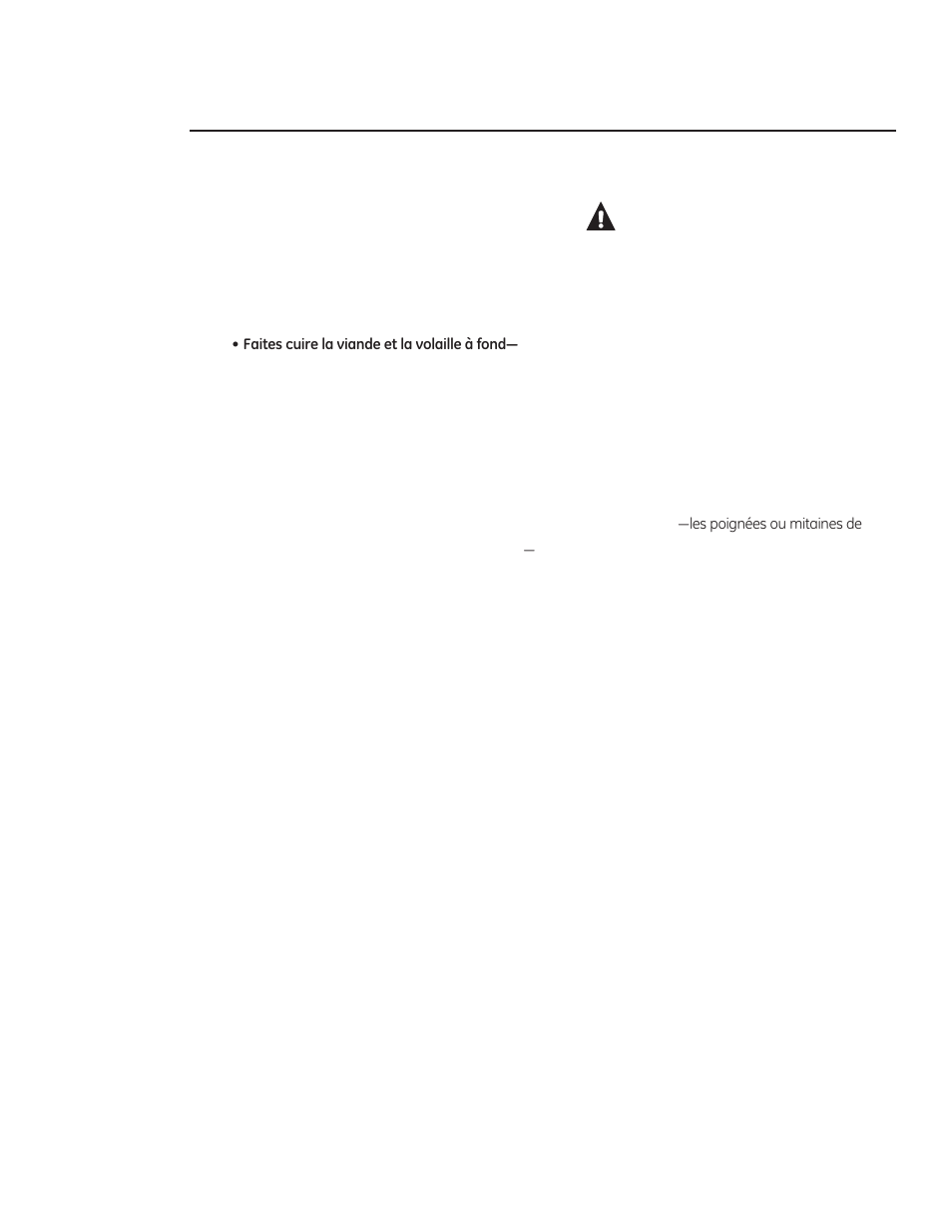 Mesures de sécurité, Mesures de sécurité importantes, Attention | GE ZEK938SMSS User Manual | Page 48 / 128