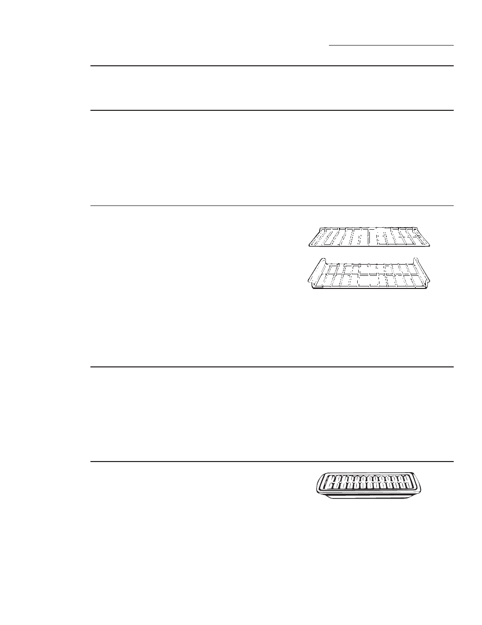 Pièces en acier inoxydable, Et en métal, Lèchefrite et grille | Grilles du four, Entretien et nettoyage | GE ZEK938SMSS User Manual | Page 79 / 128