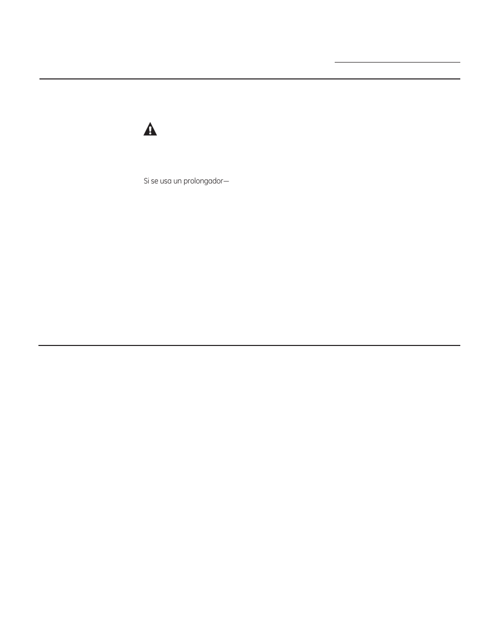 Advertencia, Guarde estas instrucciones, Prolongadores | GE ZEM115SFSS User Manual | Page 13 / 56