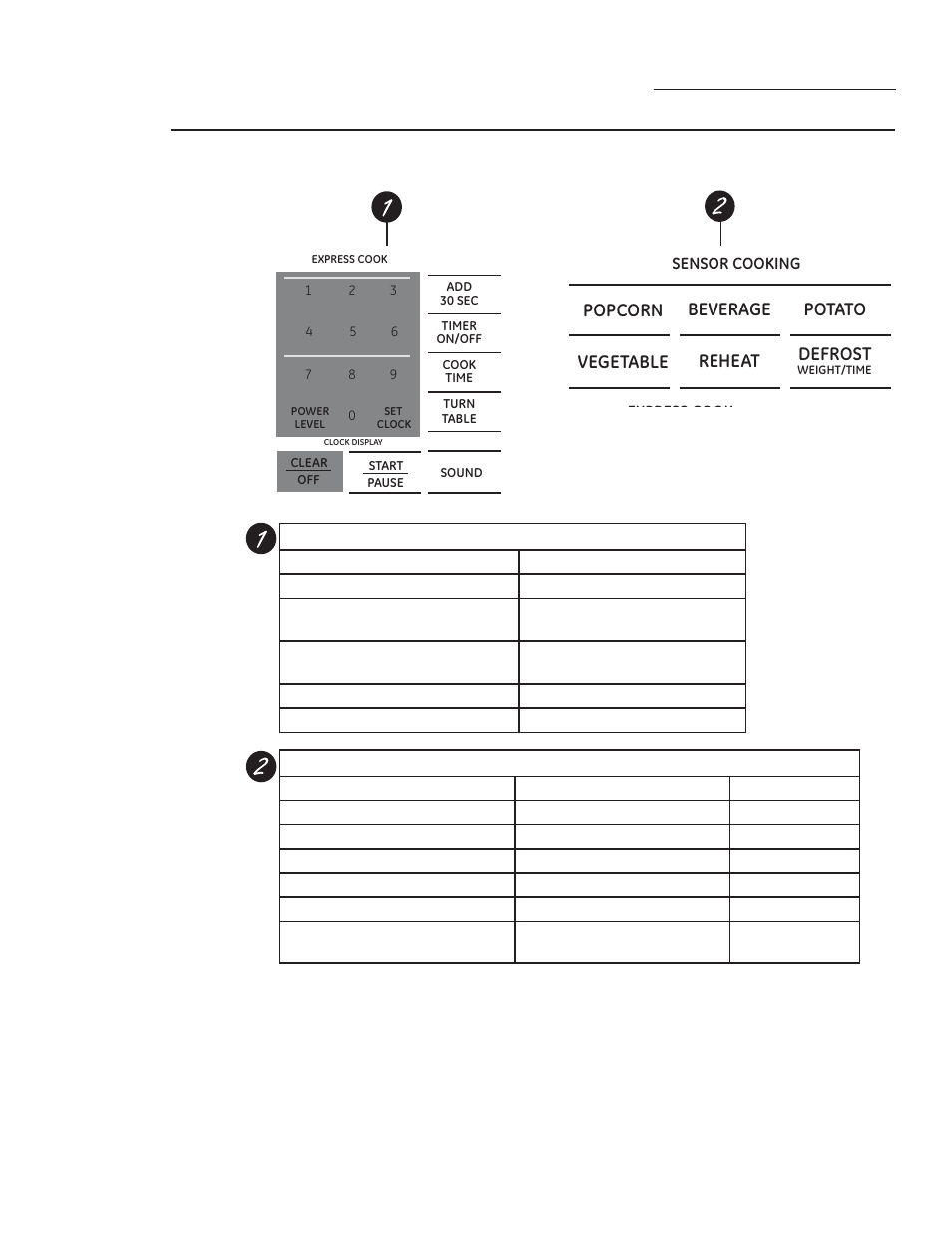 Controls, Time features, Convenience features | Defrost reheat vegetable potato beverage popcorn | GE ZEM115SFSS User Manual | Page 15 / 56