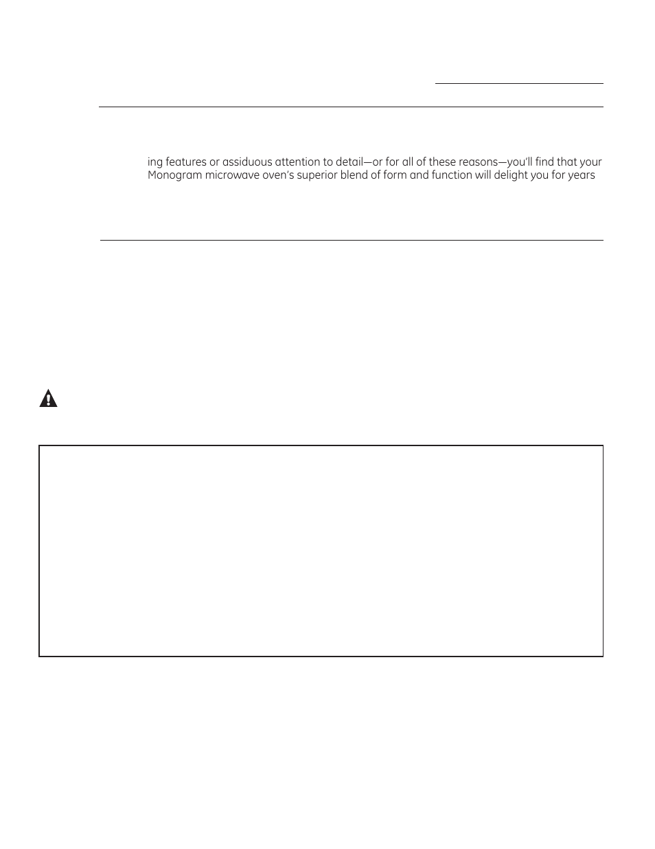Warning, Contents introduction | GE ZEM115SFSS User Manual | Page 2 / 56