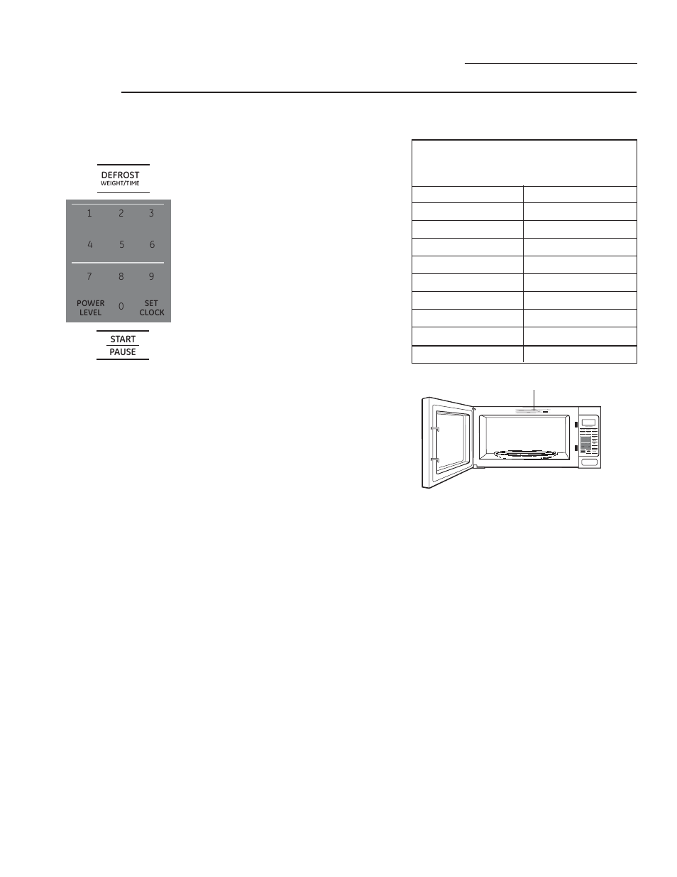 Funciones del automática, Descongelación por peso | GE ZEM115SFSS User Manual | Page 47 / 56