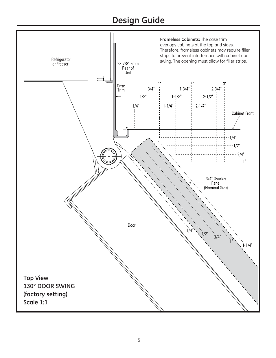 Design guide | GE ZIRP360NXLH User Manual | Page 5 / 24