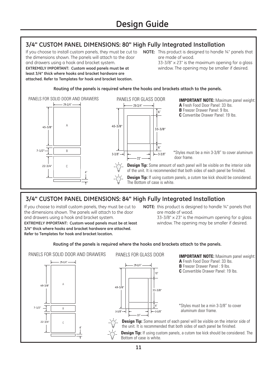 Design guide | GE ZIC30GNDII User Manual | Page 11 / 68