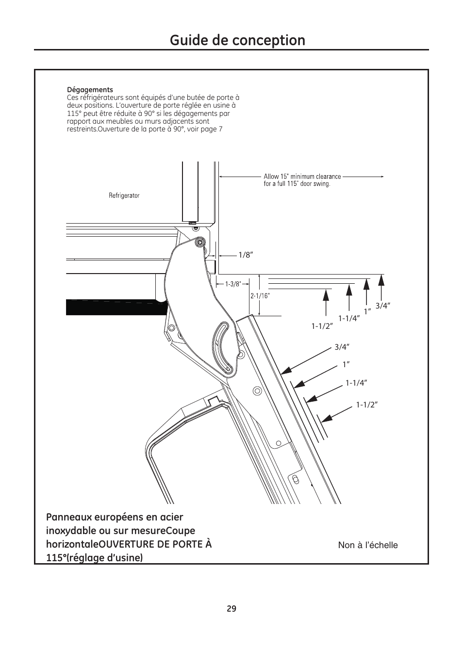 Guide de conception | GE ZIC30GNDII User Manual | Page 29 / 68