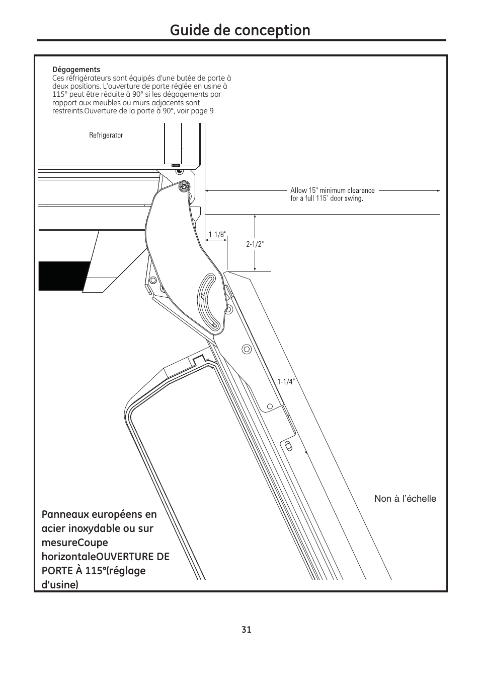 Guide de conception | GE ZIC30GNDII User Manual | Page 31 / 68