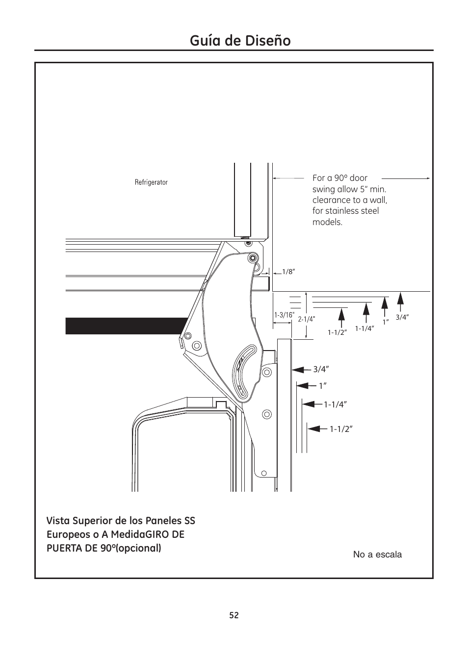 Guía de diseño | GE ZIC30GNDII User Manual | Page 52 / 68