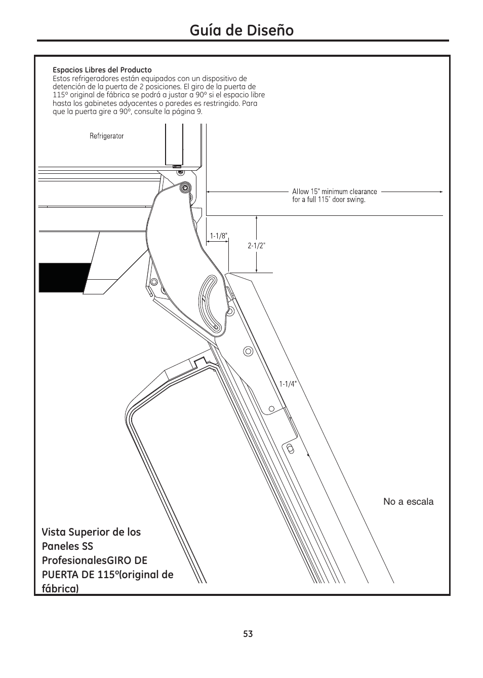 Guía de diseño | GE ZIC30GNDII User Manual | Page 53 / 68