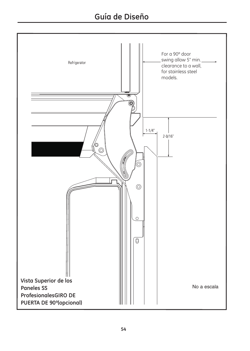 Guía de diseño | GE ZIC30GNDII User Manual | Page 54 / 68