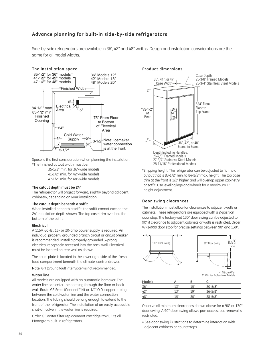 429dia8, 605dia4, 605dia5 | GE ZISS480NXSS User Manual | Page 3 / 9