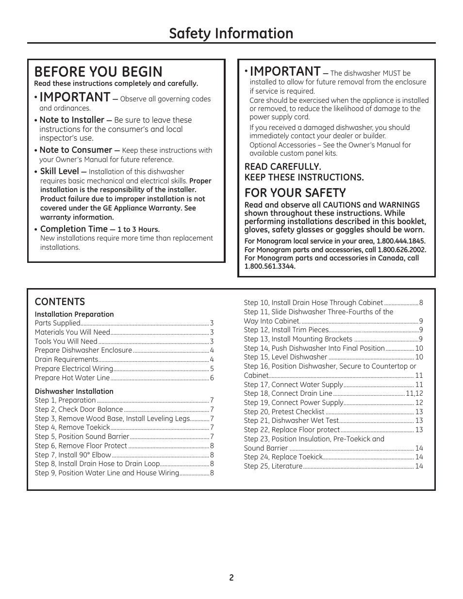 GE ZDT800SSFSS User Manual | Page 2 / 48