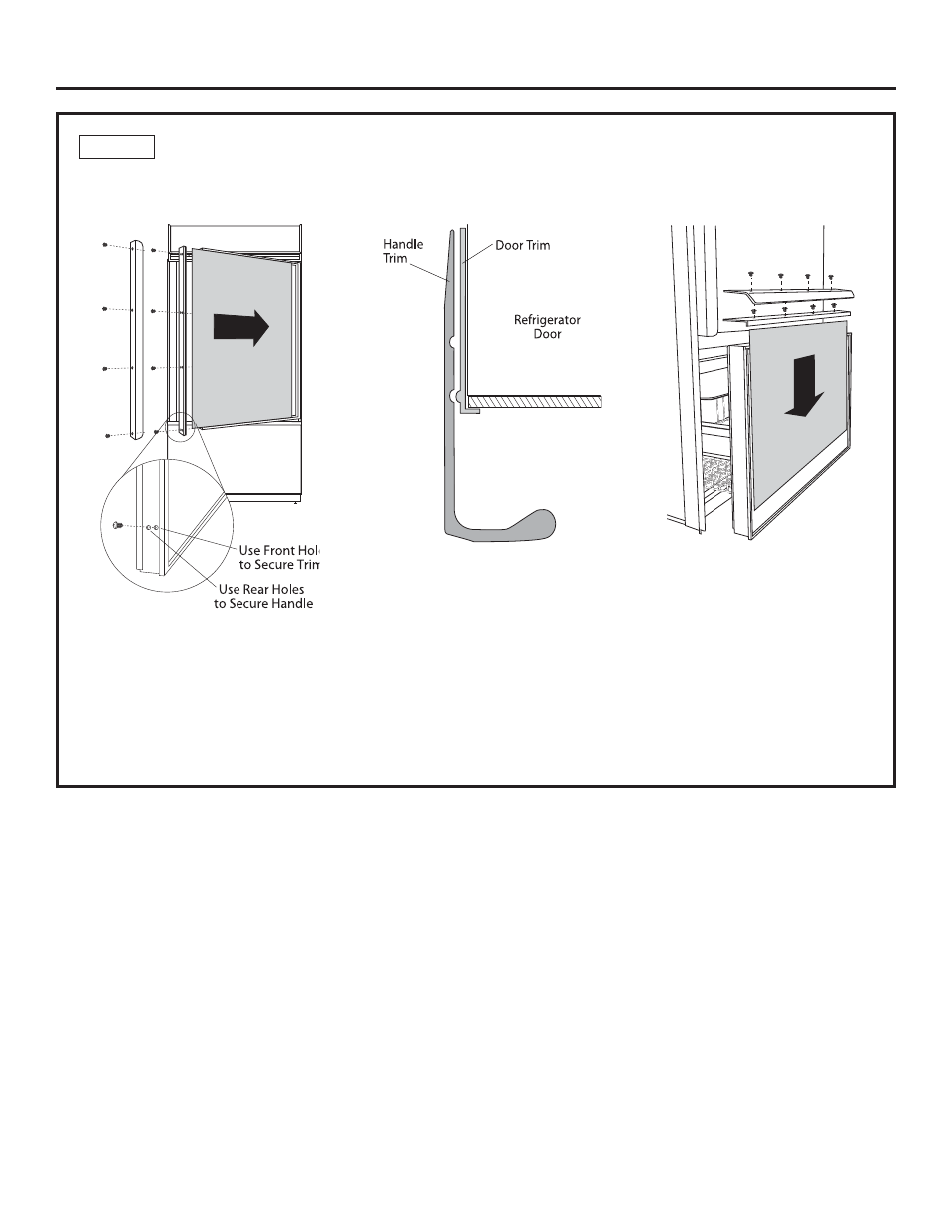 Installation instructions, Step 9 install 1/4” framed panels | GE ZICP360NXRH User Manual | Page 15 / 20