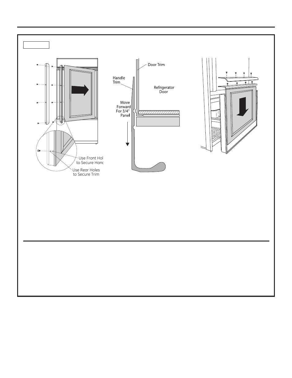 Installation instructions, Step 9a install overlay panels | GE ZICP360NXRH User Manual | Page 16 / 20