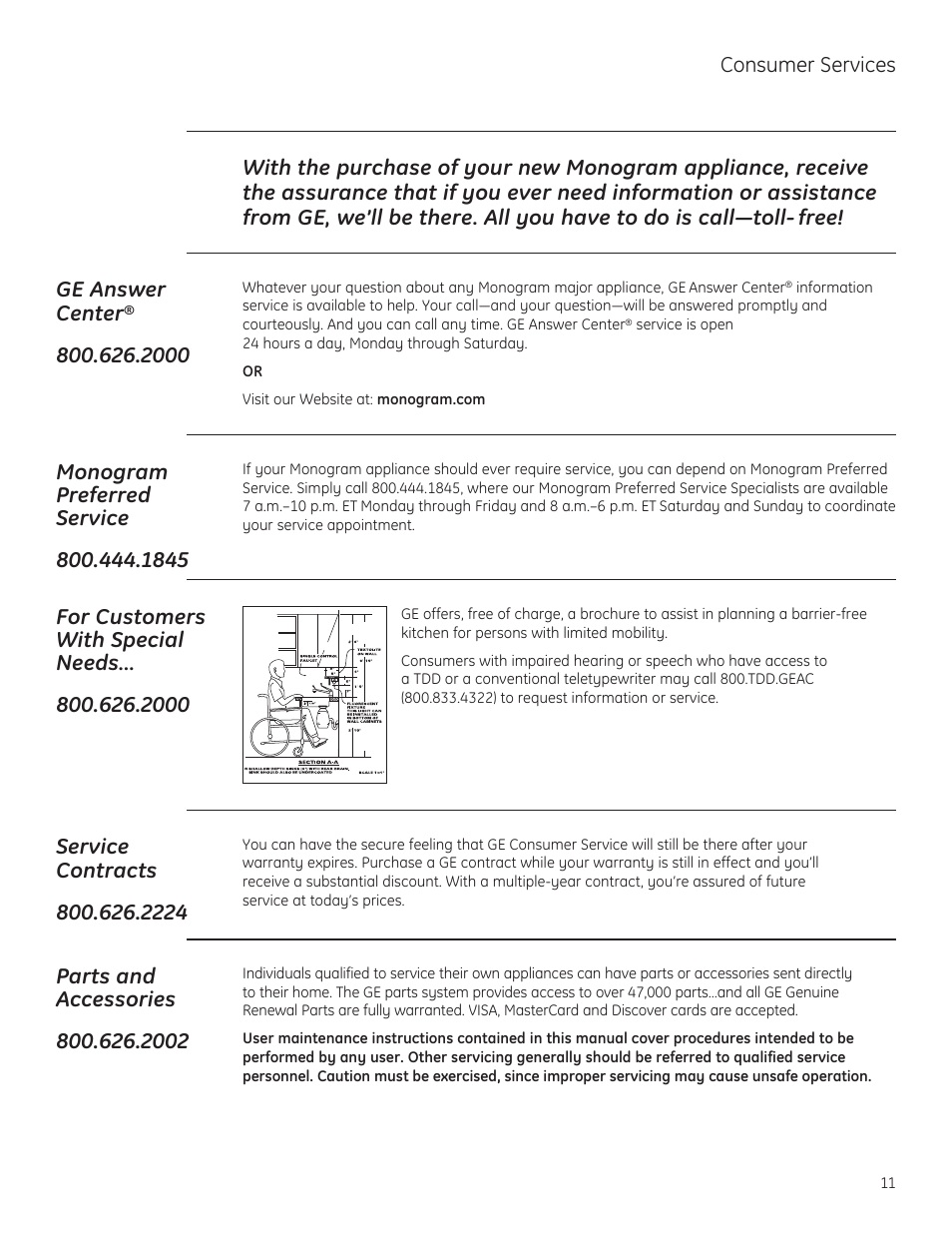 GE ZV54ISHSS User Manual | Page 11 / 12