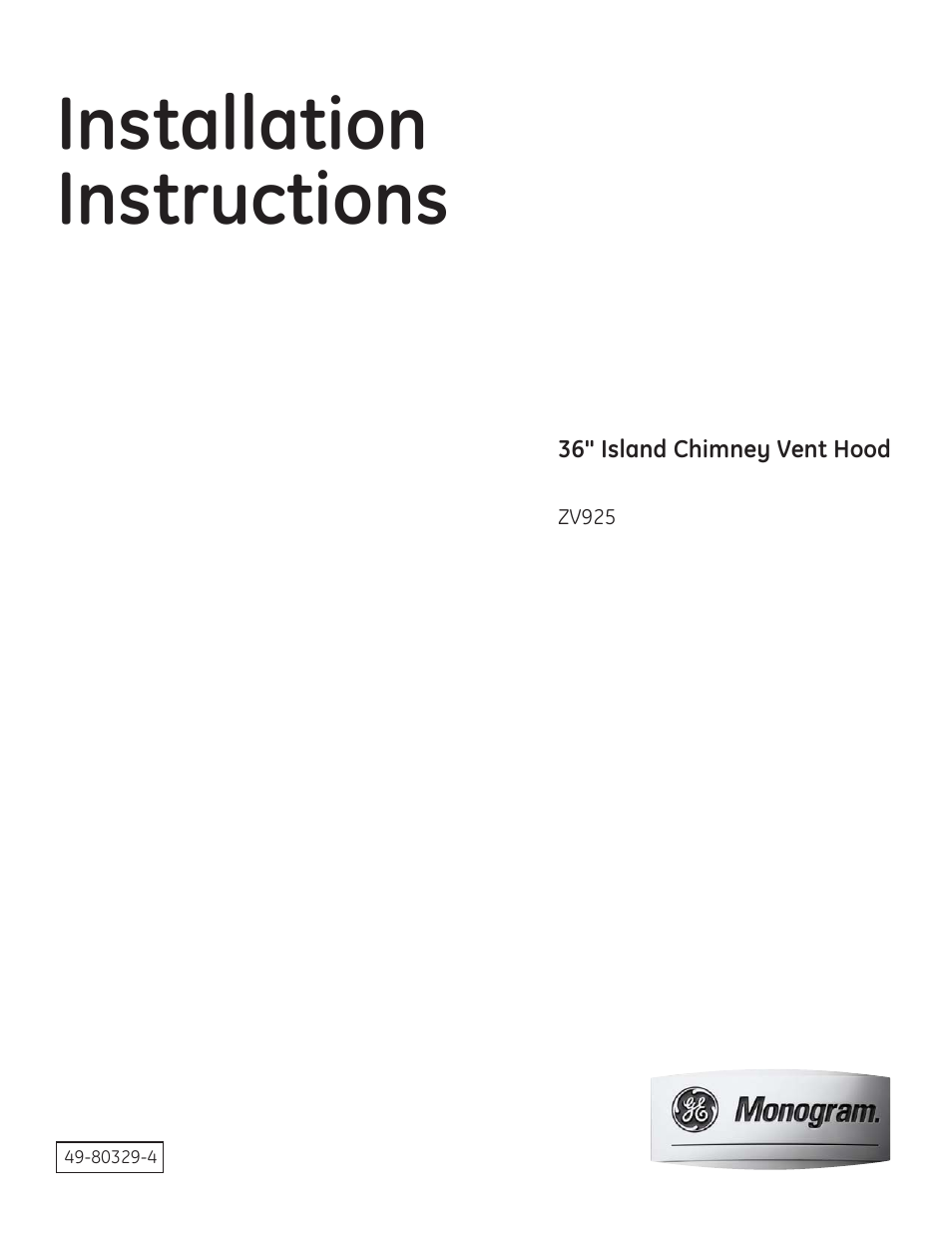 GE ZV925SLSS User Manual | 28 pages