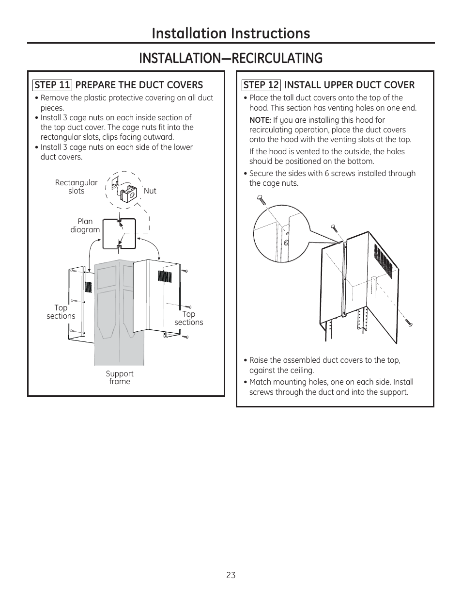 GE ZV925SLSS User Manual | Page 23 / 28