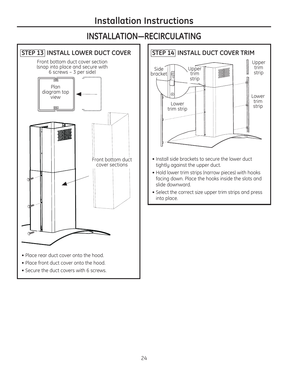 GE ZV925SLSS User Manual | Page 24 / 28