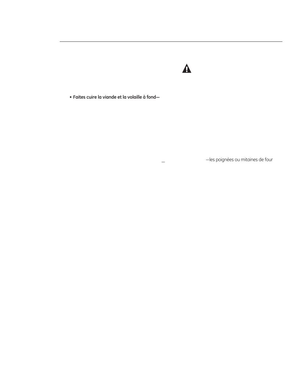 Mesures de sécurité, Mesures de sécurité importantes, Attention | GE ZET2SMSS User Manual | Page 46 / 124