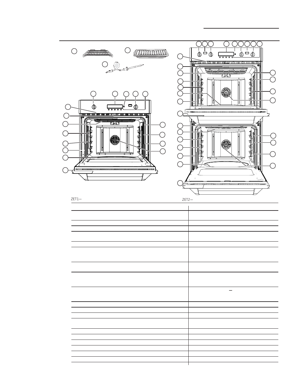Features of your wall oven, Design information | GE ZET2SMSS User Manual | Page 7 / 124