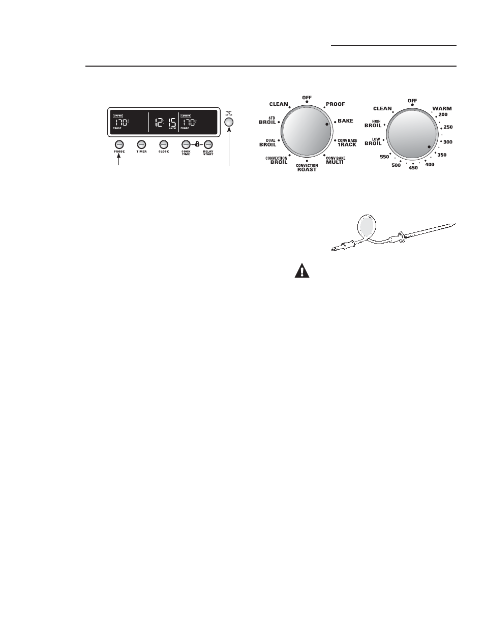 Precaución, Utilización de la sonda para asar | GE ZET2SMSS User Manual | Page 99 / 124