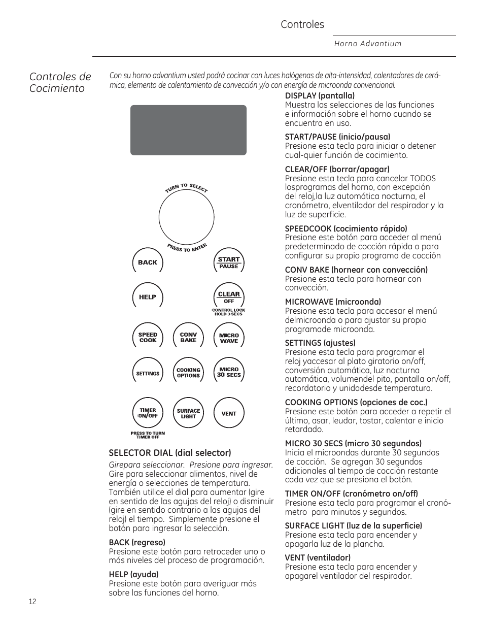 Selector dial (dial selector), O°!s|ì^ (iíísess), 5éñt) | GE ZSA1202RSS User Manual | Page 52 / 80