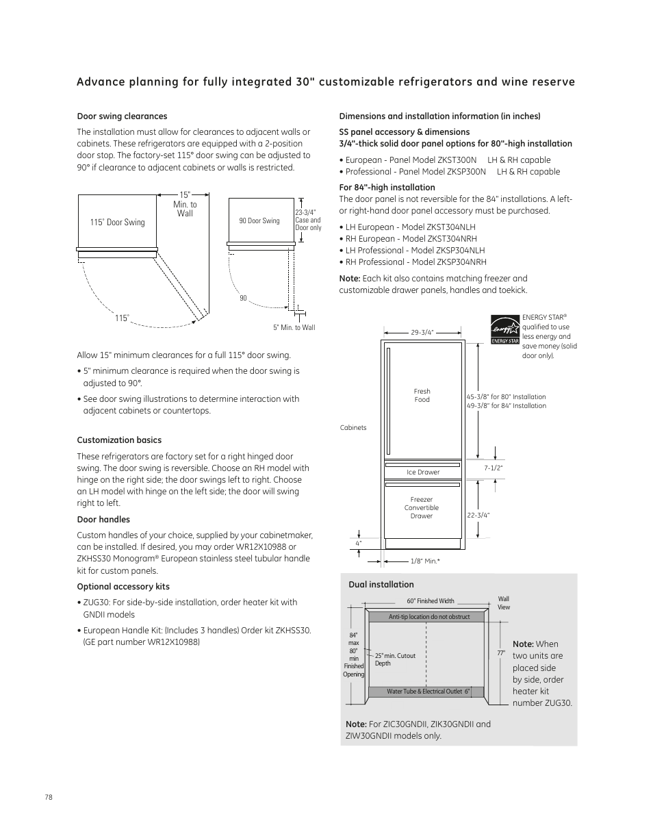 GE ZIC30GNDII User Manual | Page 3 / 9