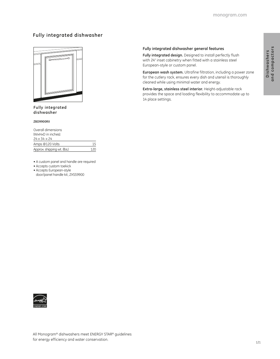 GE ZBD9900RII User Manual | 2 pages