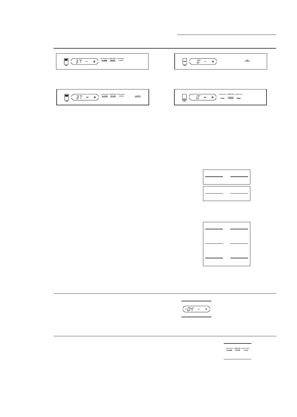 Alarme | GE ZIK30GNDII User Manual | Page 30 / 68