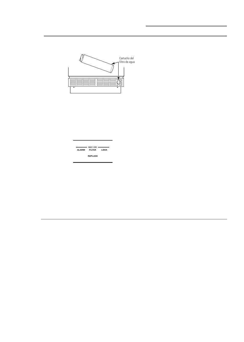 Filtro de agua, Cartucho del filtro de agua, Bloqueo del control infantil | GE ZIK30GNDII User Manual | Page 56 / 68