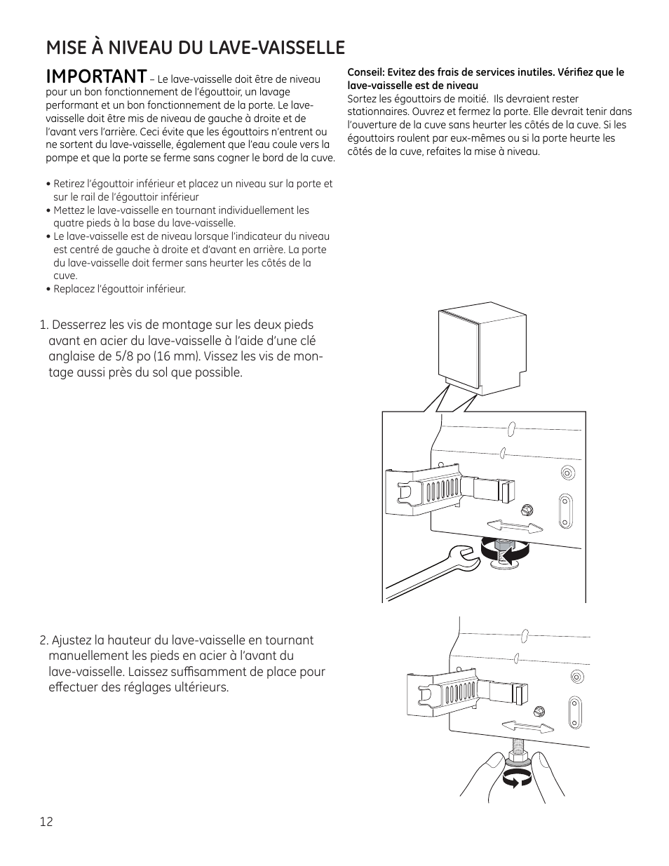 Mise à niveau du lave-vaisselle important | GE ZBD9900RII User Manual | Page 28 / 32
