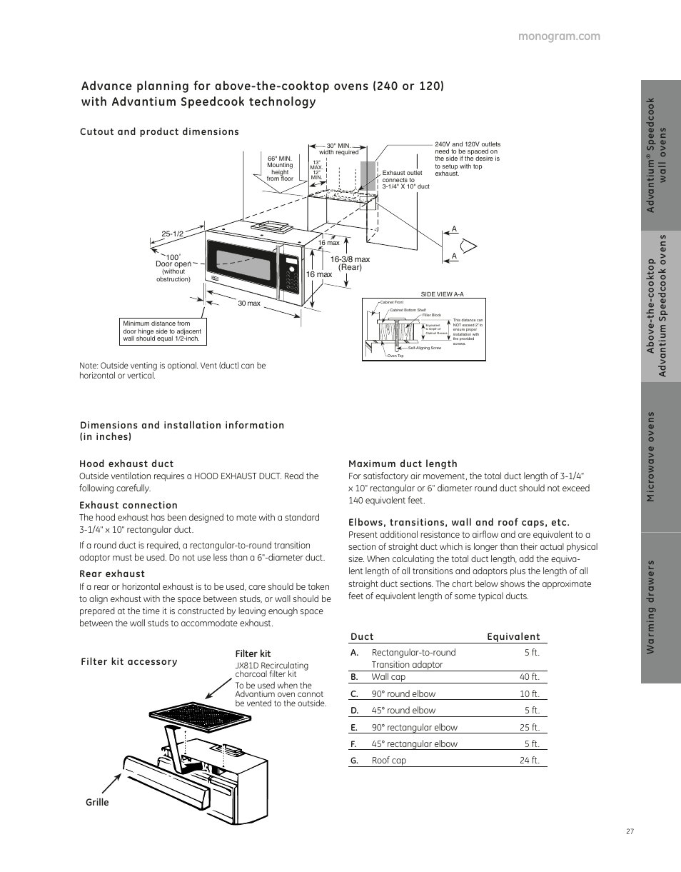 GE ZSA1201RSS User Manual | Page 2 / 2