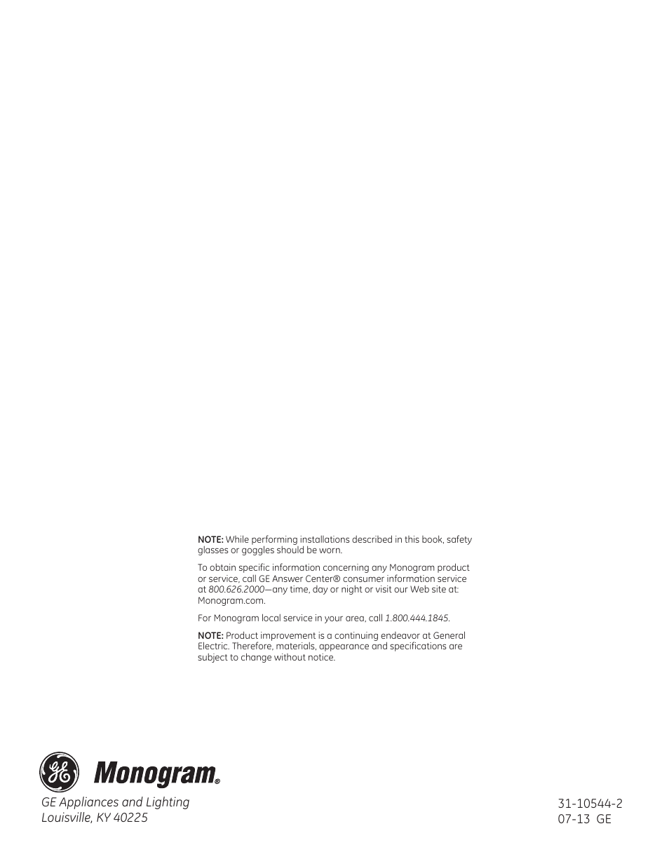 GE ZEU36RSFSS User Manual | Page 12 / 24