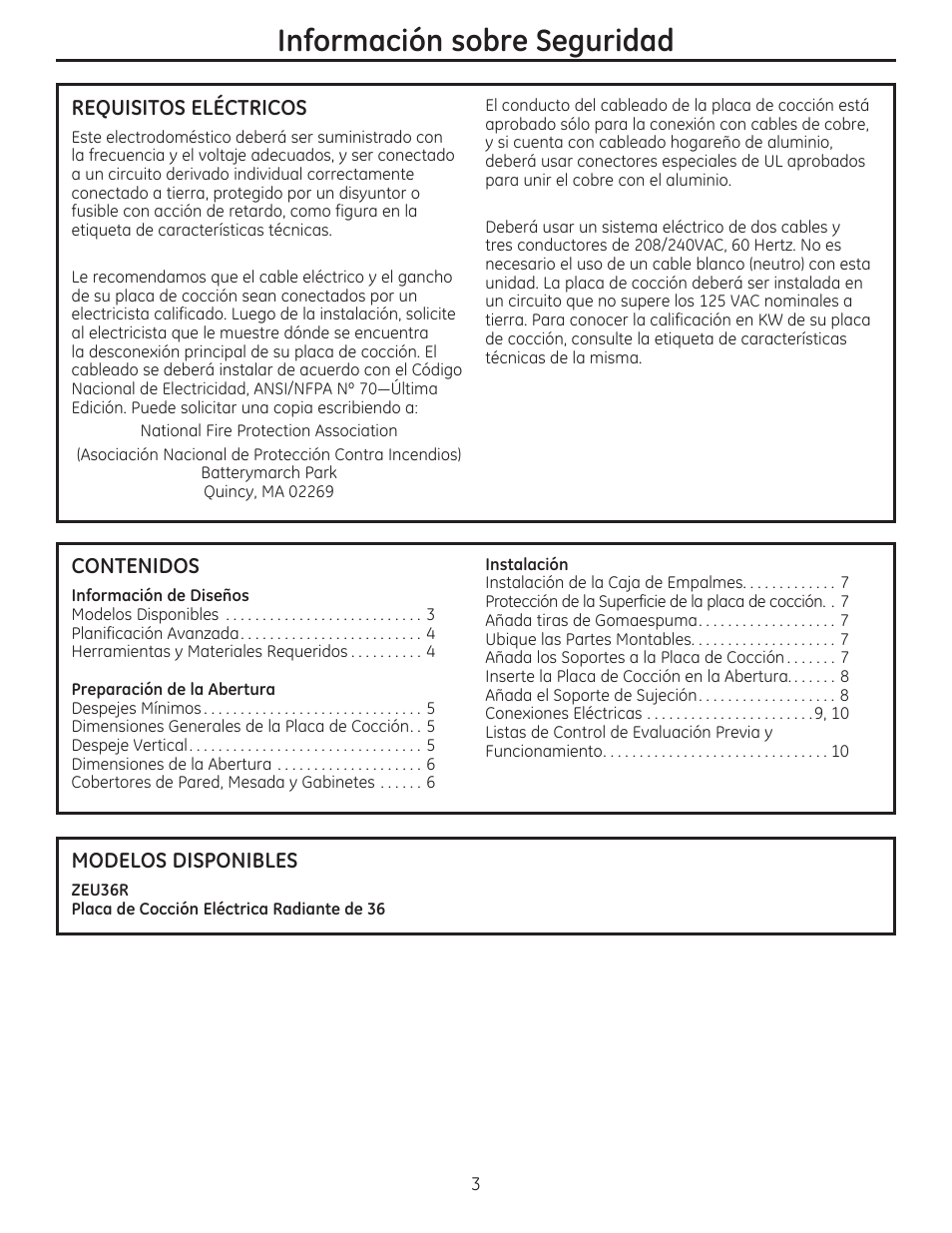 GE ZEU36RSFSS User Manual | Page 15 / 24
