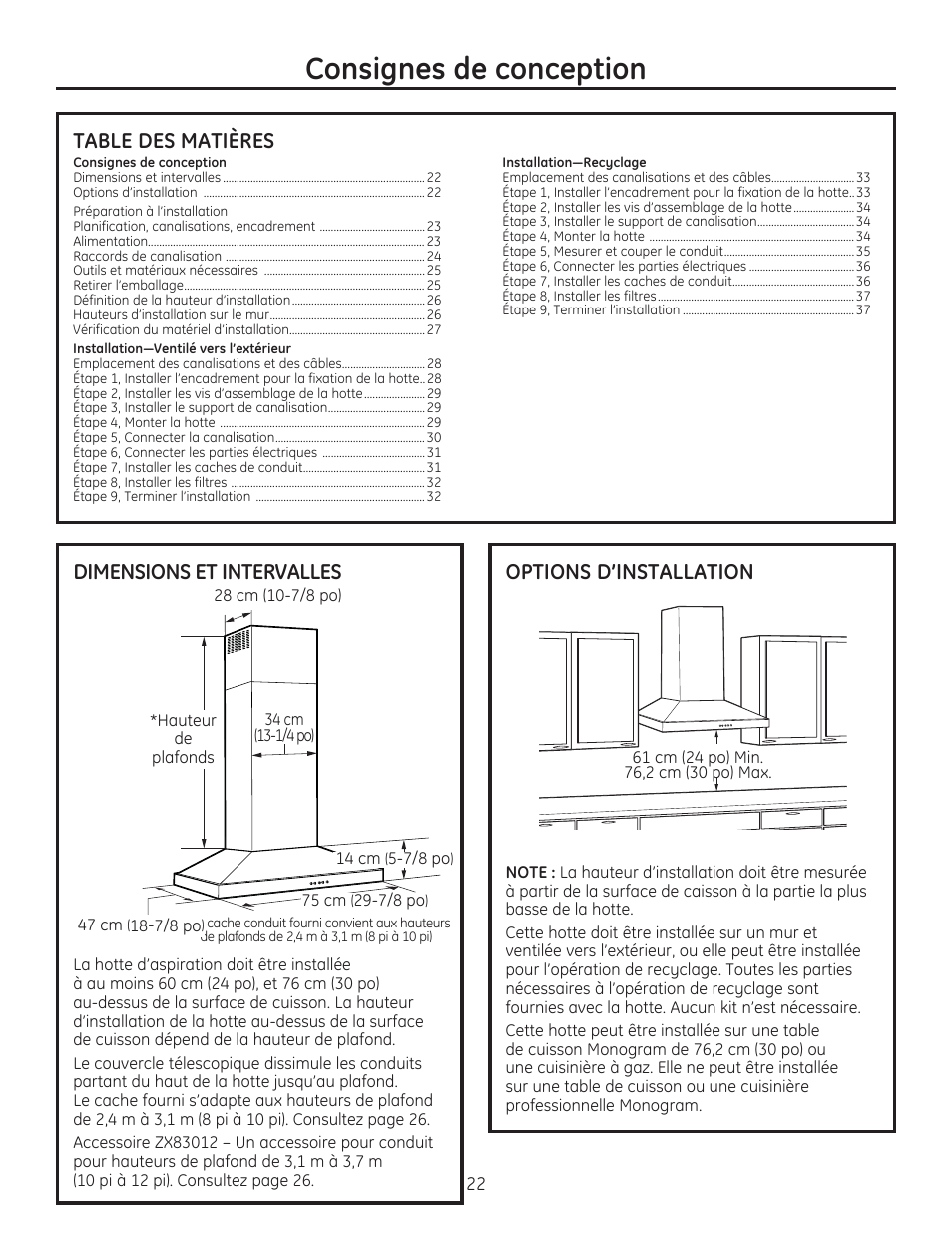 GE ZV830SMSS User Manual | Page 22 / 60