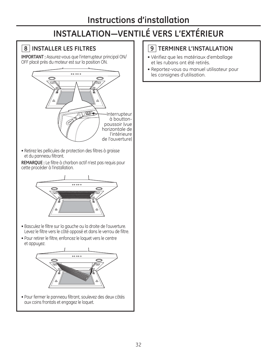 GE ZV830SMSS User Manual | Page 32 / 60