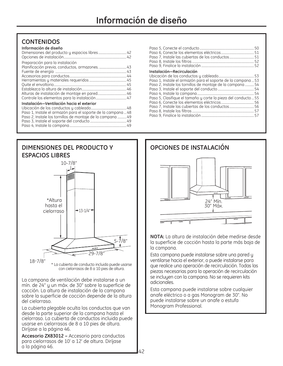 GE ZV830SMSS User Manual | Page 42 / 60