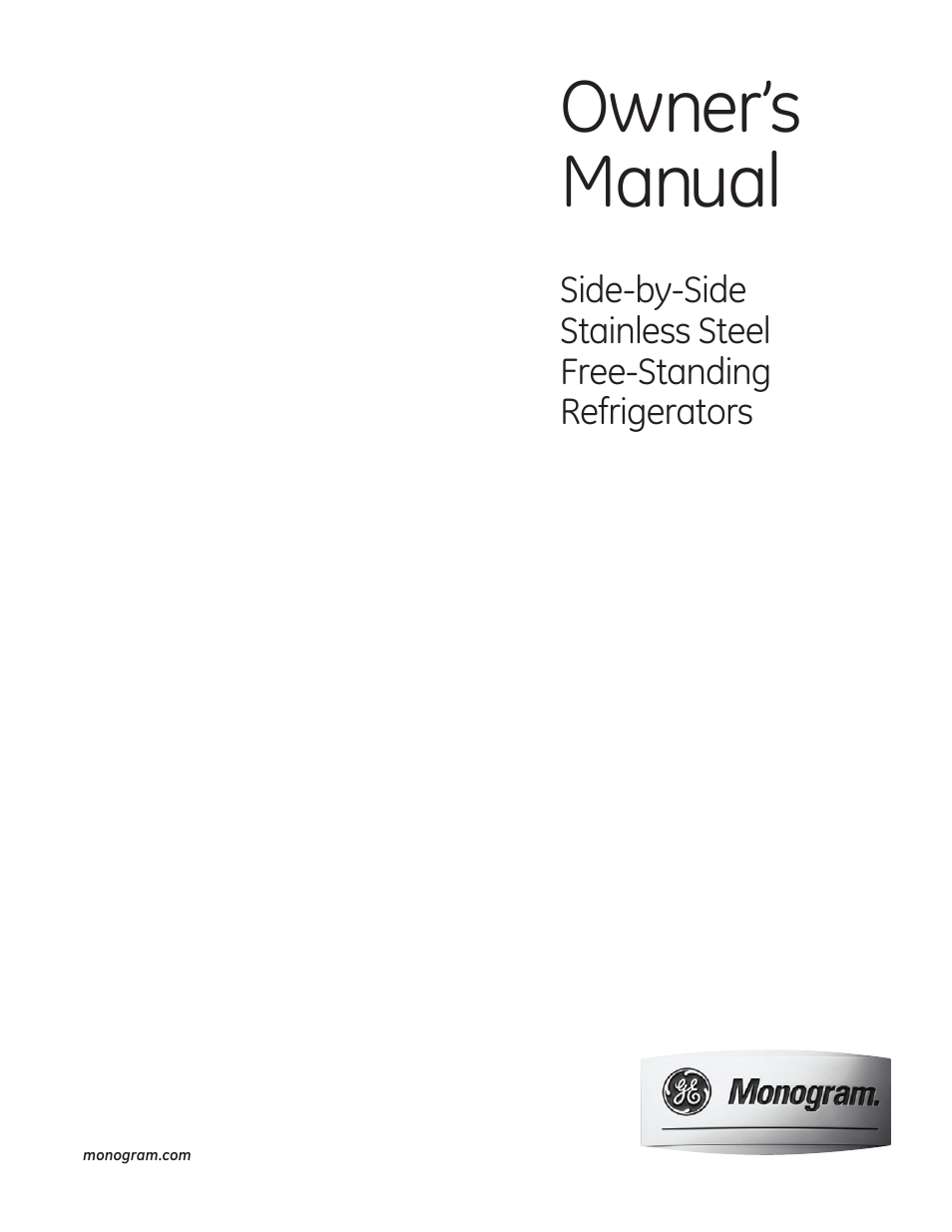 GE ZFSB25DXSS User Manual | 32 pages