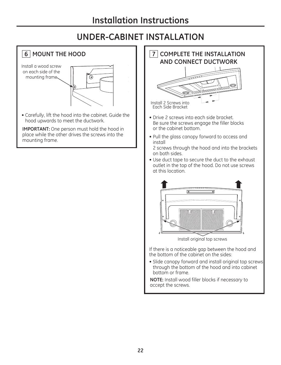 GE ZV800SJSS User Manual | Page 22 / 24