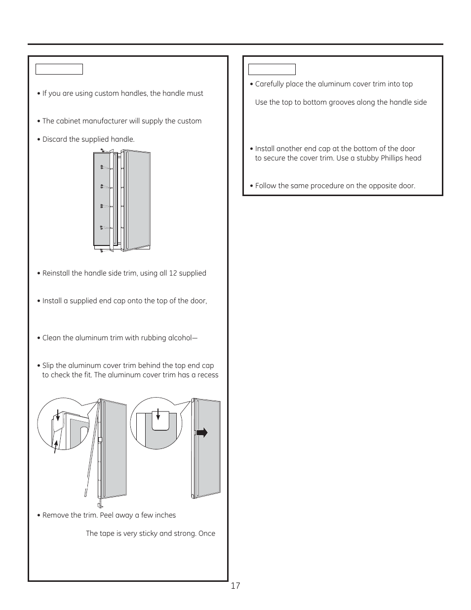Installation instructions, Step 12a (continued) | GE ZISB360DX User Manual | Page 17 / 24