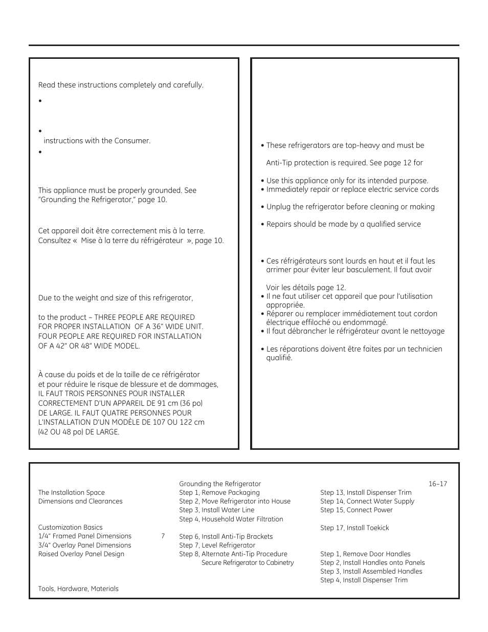 GE ZISB360DX User Manual | Page 2 / 24