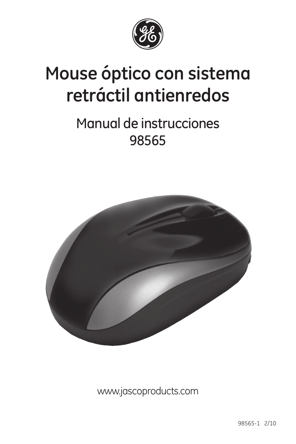 Mouse óptico con sistema retráctil antienredos | GE 98565 GE Tangle-Free Retractable Mouse User Manual | Page 4 / 6
