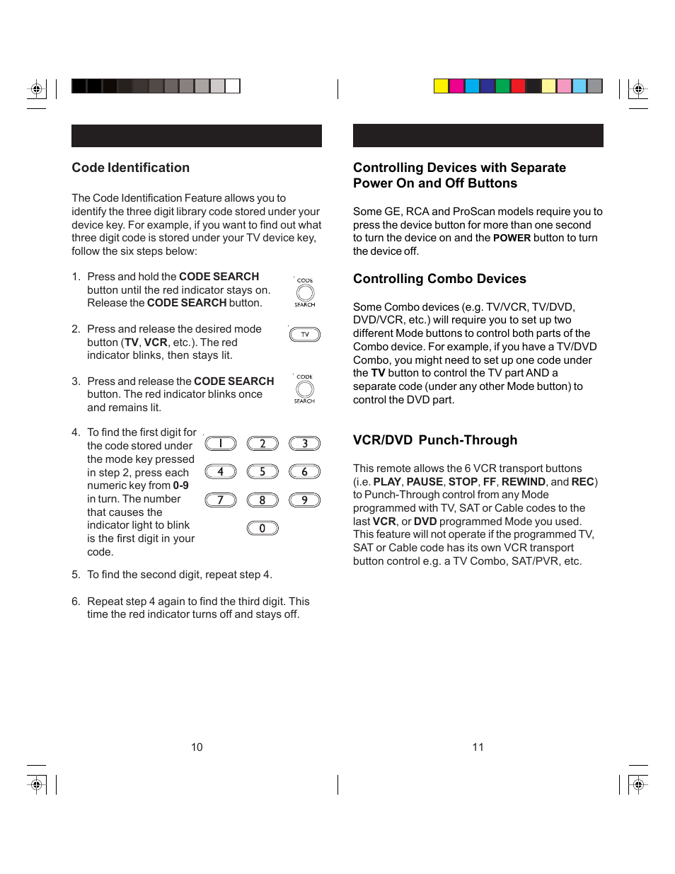 GE 84918 GE Universal Remote User Manual | Page 6 / 9