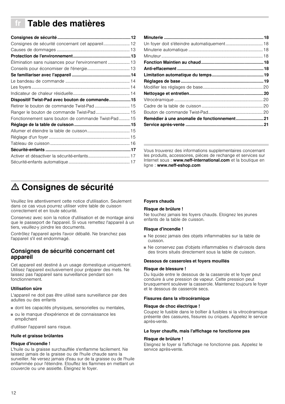 Neff T15T40X0 User Manual | Page 12 / 40