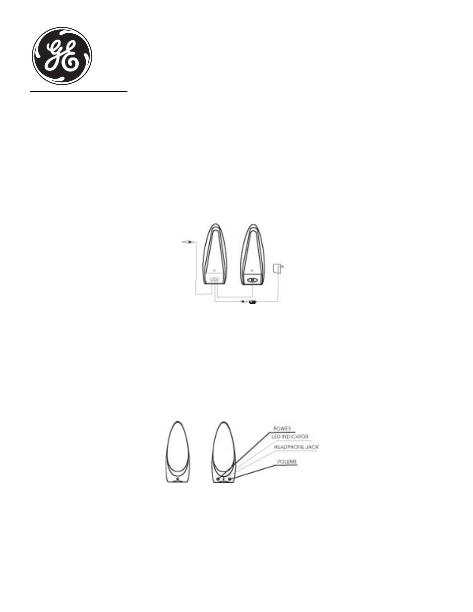 GE 98021 GE Millennium Speaker System User Manual | 2 pages