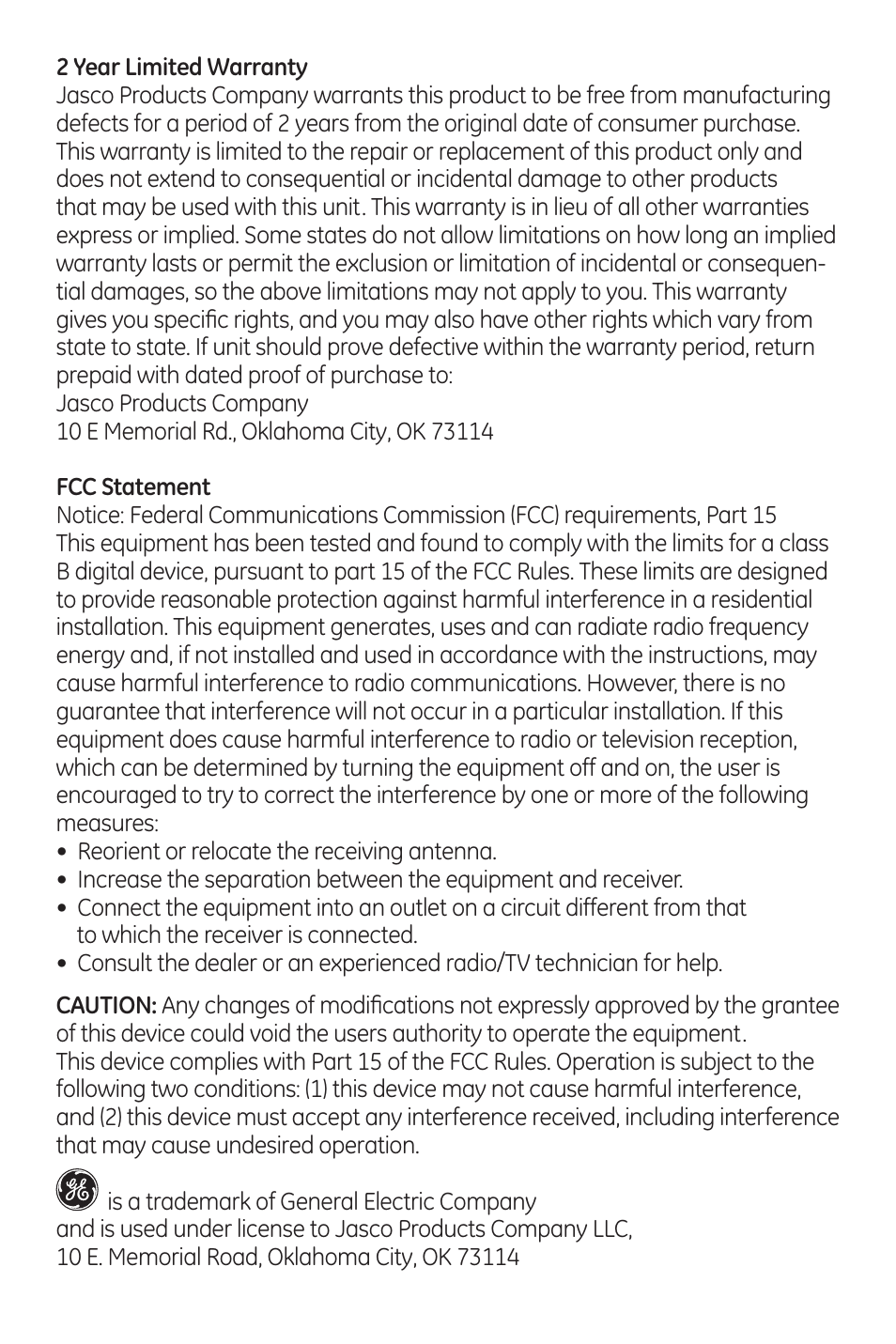 GE 98572 GE Color-Changing Optical Mouse User Manual | Page 3 / 7