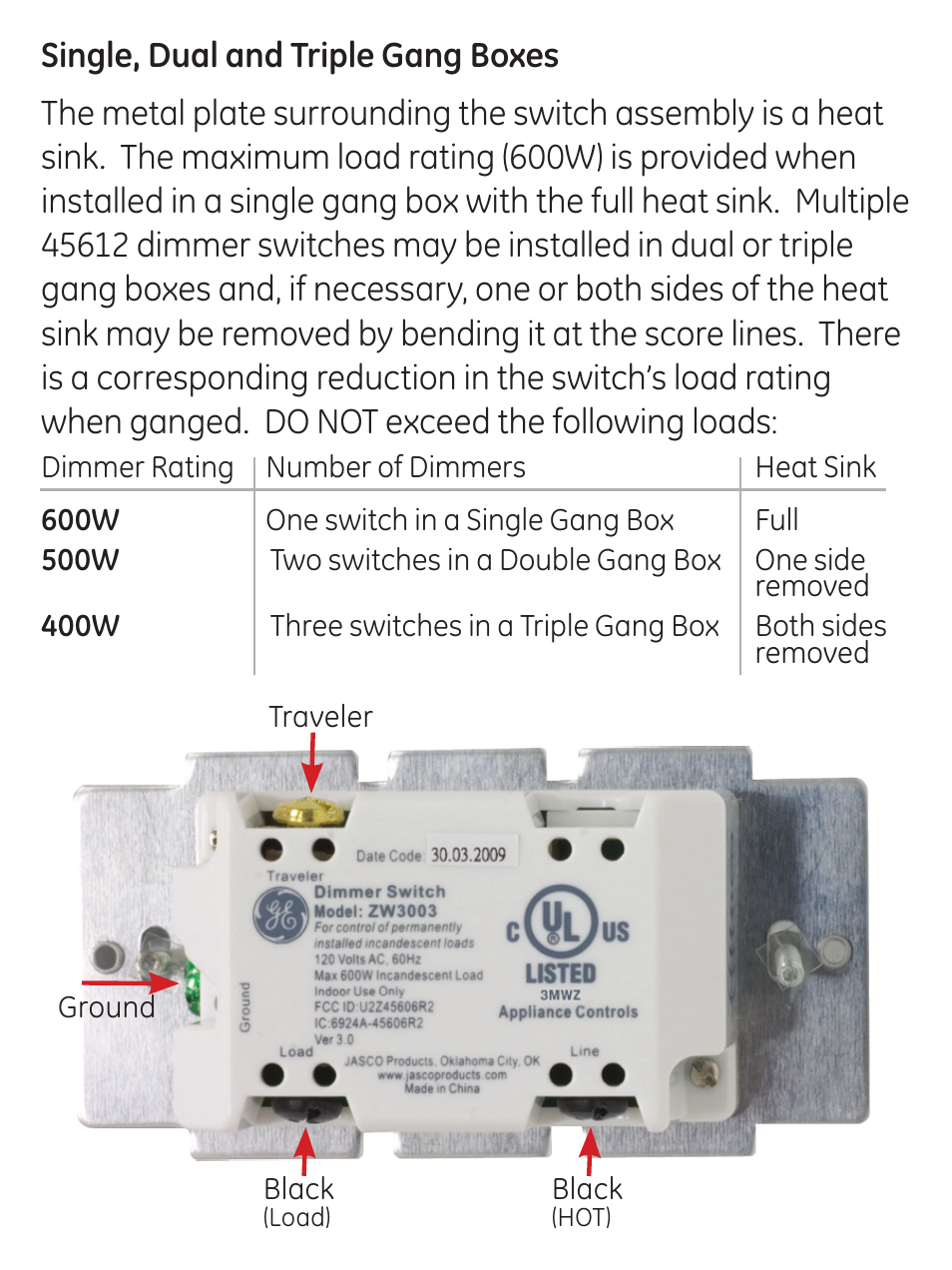 GE 45613 GE Z-Wave 3-Way Dimmer Kit with Terminals User Manual | Page 11 / 24