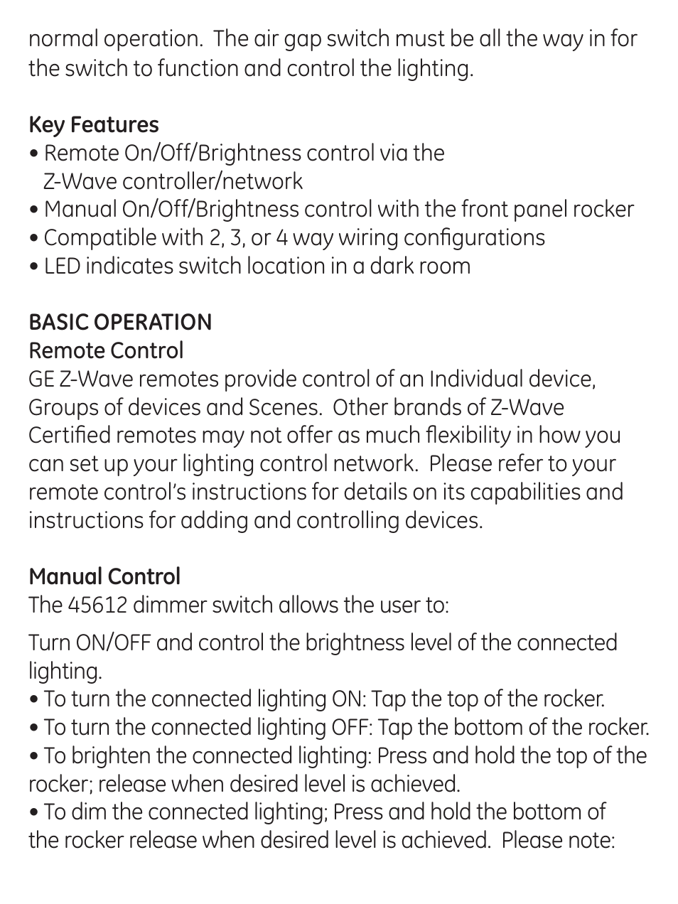 GE 45613 GE Z-Wave 3-Way Dimmer Kit with Terminals User Manual | Page 15 / 24