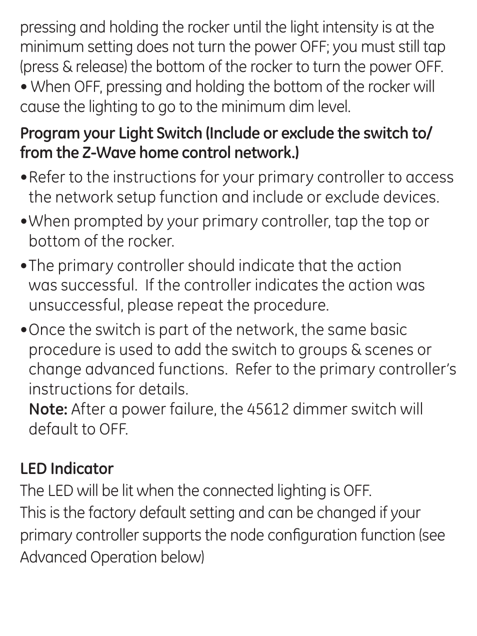 GE 45613 GE Z-Wave 3-Way Dimmer Kit with Terminals User Manual | Page 16 / 24