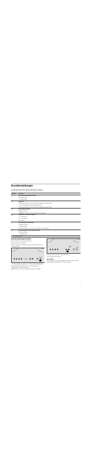 Grundeinstellungen, Grundeinstellungen ändern, Das kochfeld einschalten | Symbol 3 4 sekunden lang berühren, Ausschalten, Ungen | Neff T13D85N0 User Manual | Page 9 / 40