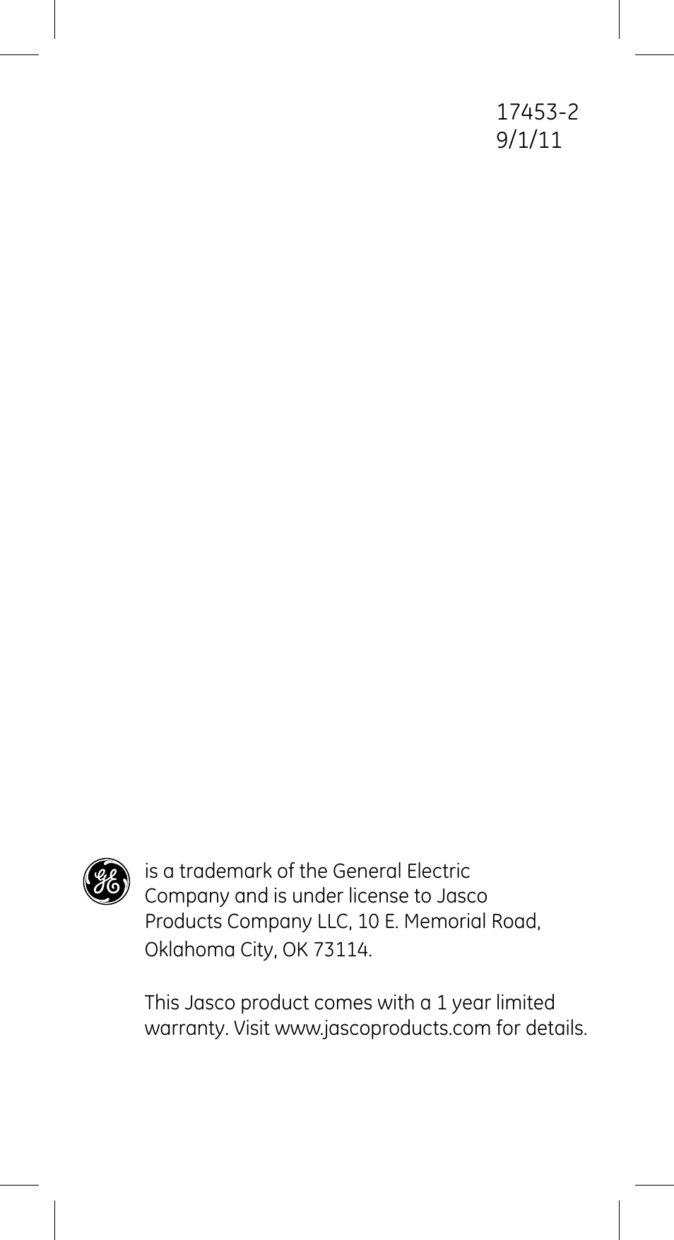 GE 17453 Wireless Motion Sensing LED Spotlight User Manual | Page 6 / 6